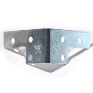 Outside corner brackets for 4 x 4 posts