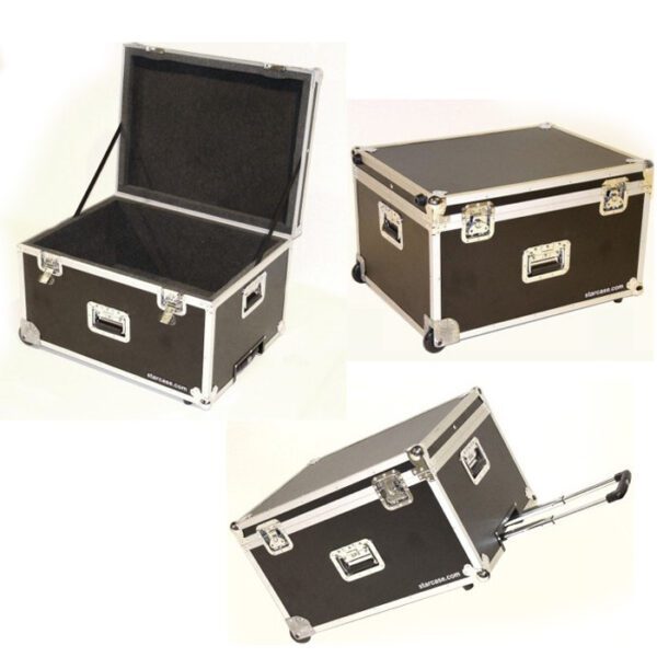 Three led flight case for storage purpose and packing