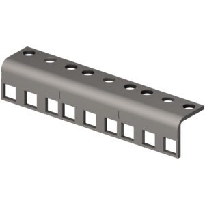 Reliable fasteners perforated slotted angle bar