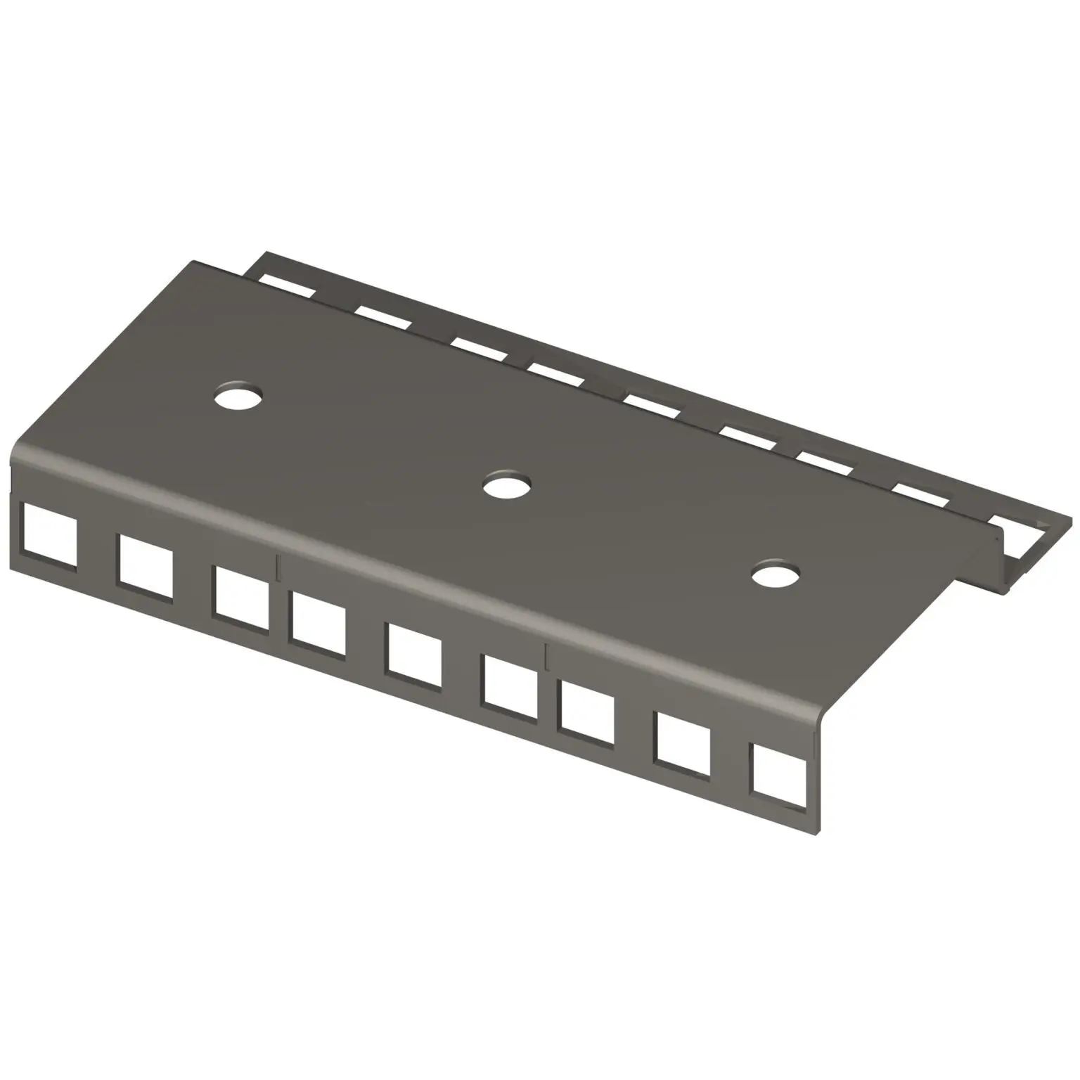 Rack Rail Square Holes (Z-Series) For Electronics Rack - Star Case