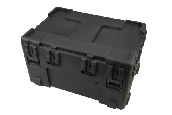 A black case is shown with two locks.