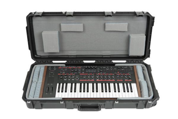 A case that has some kind of electronic keyboard in it.