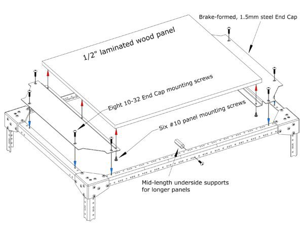 A drawing of the construction process for a wood carport.