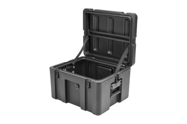 Waterproof Case 18"x 15"x 13" opened side view.